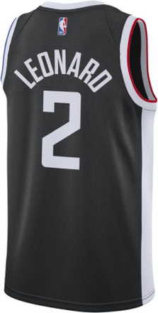 Kawhi Leonard Clippers City Edition Older Kids' Nike NBA Swingman Jersey - Black