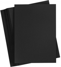 Frgad Kartong, svart, A3, 297x420 mm, 180 g, 100 ark/ 1 frp.
