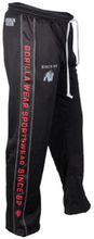 Gorilla Wear Functional Mesh Pants, svart/rød treningsbukse