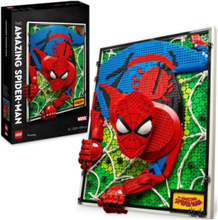 Art The Amazing Spider-Man 3D Poster Craft Set Toys Lego Toys Lego art Multi/patterned LEGO