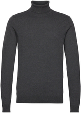 Pullover Tops Knitwear Turtlenecks Black Blend