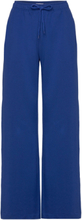 Wide-Leg Lounge Pant Pyjamasbukser Hyggebukser Blue Bread & Boxers