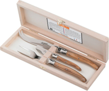 Ostesæt Laguiole Home Tableware Cutlery Cheese Knives Brown Jean Dubost