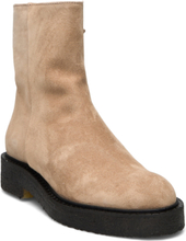 Warm Lining Shoes Wintershoes Ankle Boots Ankle Boot - Flat Beige Billi Bi*Betinget Tilbud