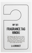 L:A Bruket Fragrance Tag Hinoki