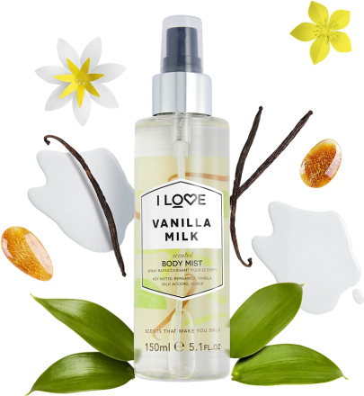 I love… Vanilla Milk Scented Body Mist - 150 ml