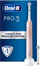 Oral-B - Pro3 3400N - Electric Toothbrush - Pink Sensi ( Extra Refill Included )