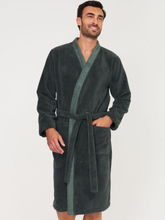 Urban Robe - Bademantel - Grau-Grün
