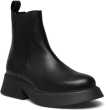 Biahailey Chelsea Boot Crust Shoes Chelsea Boots Black Bianco