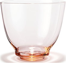 Flow Vandglas 35 Cl Champagne Home Tableware Glass Drinking Glass Pink Holmegaard
