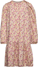 Dress Flower Woven Dresses & Skirts Dresses Casual Dresses Long-sleeved Casual Dresses Multi/patterned En Fant