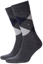 Burlington Strømper Edinburgh Wool Sock Grå Str 40/46 Herre