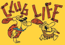 The Flintstones Club Life Men's T-Shirt - Yellow - XXL - Yellow