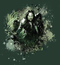 The Lord Of The Rings Aragorn Colour Splash Sweatshirt - Forest Green - XL