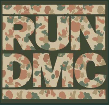 RUN DMC Camo Sweatshirt - Dunkelgrün - XL