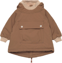 Baby Wen Fleece Lined Winter Anorak. Grs Outerwear Jackets & Coats Anoraks Brown Mini A Ture