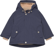 Wally Fleece Lined Winter Jacket. Grs Outerwear Jackets & Coats Winter Jackets Navy Mini A Ture