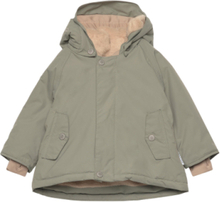 Wally Fleece Lined Winter Jacket. Grs Outerwear Jackets & Coats Winter Jackets Grønn Mini A Ture*Betinget Tilbud
