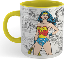 Wonder Woman Comic Mug - Yellow