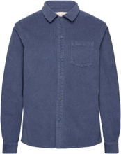 Casual Overshirt Tops Overshirts Blue Revolution