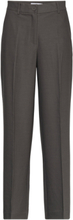 Wide Pants - Petra Fit Bottoms Trousers Suitpants Grey Coster Copenhagen