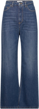 Ellie Baggy Jeans Bottoms Jeans Wide Blue Wood Wood