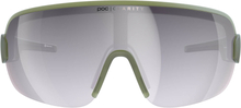 POC Aim Road Sunglasses Epidote Green Translucent - Violet/Silver Mirror
