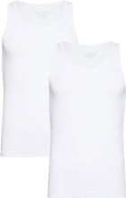 2-Pack Tank Ribbed Tops T-shirts Sleeveless White Bread & Boxers