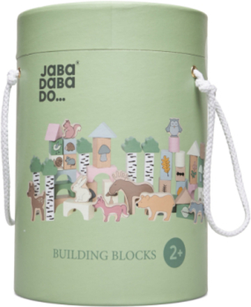 Byggklossar Forest Toys Building Sets & Blocks Building Blocks Multi/mønstret JaBaDaBaDo*Betinget Tilbud