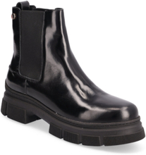 Preppy Outdoor Low Boot Shoes Chelsea Boots Black Tommy Hilfiger