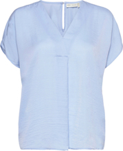 Rindaiw Top Blouses Short-sleeved Blå InWear*Betinget Tilbud