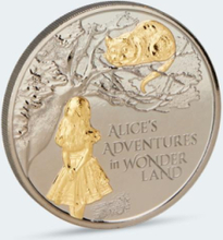 Sammlermünzen Reppa Golden Enigma Alice im Wunderland