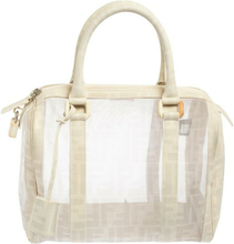 Pre-Evening Tocca Mesh and Coated Canvas ConstructionLetto Boston Bag