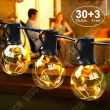 TD® LED Fairy Lights - 30 vattentäta lampor - Energisparande - Utomhusdekoration inomhus