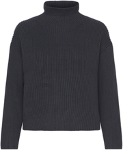 Angelinepw Pu Tops Knitwear Jumpers Navy Part Two