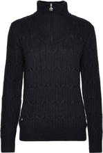 "Olivet Ls Pullover Unlined Sport Knitwear Turtleneck Black Daily Sports"