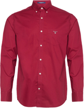 "Reg Broadcloth Bd Tops Shirts Casual Red GANT"
