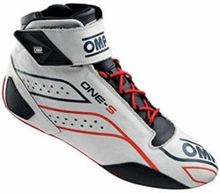 Racing støvler OMP ONE-S Hvid (Størrelse 43)