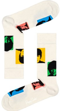 Happy Socks Beatles Silhouettes Sock Weiß Baumwolle Gr 41/46