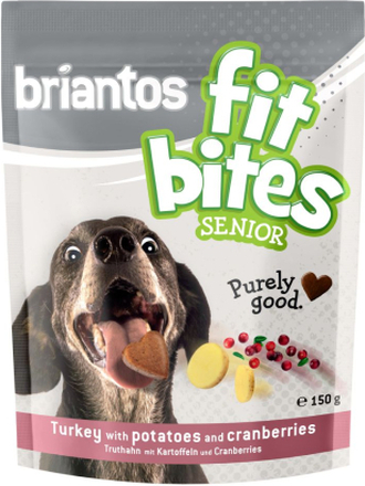 Briantos "FitBites" Senior - Truthahn mit Kartoffeln & Cranberries - 3 x 150 g