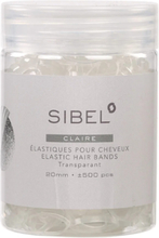 Sibel Claire Elastic Hair Bands 20mm - Transparent 500 stk.