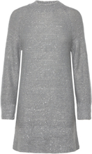 "Glitter Knit Dress Designers Short Dress Silver By Ti Mo"