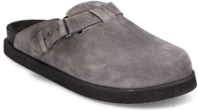 Johnson Clog - Brain Suede Shoes Summer Shoes Sandals Grey Garment Project