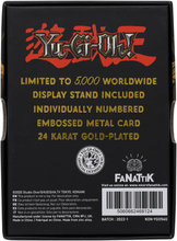 Yu Gi Oh! Limited Edition 24K Gold Plated Collectible Time Wizard by Fanattik