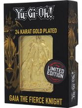 Yu Gi Oh! Limited Edition 24K Gold Plated Collectible Gaia the Fierce Knight by Fanattik