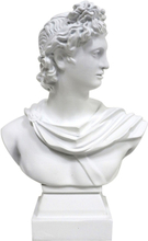 Dekorativ figur DKD Home Decor Apollo Hvid Harpiks (13,7 x 7,5 x 19,5 cm)