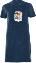 Nickelodeon Rugrats Women's T-Shirt Dress - Navy Acid Wash - XS - Navy Acid Wash