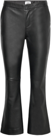 Cornelia Trousers Bottoms Trousers Leather Leggings-Bukser Black Twist & Tango