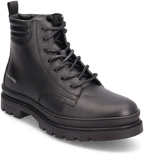 Josh Boot Black Designers Boots Lace Up Boots Black Filling Pieces