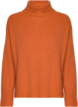 Knit Rib Turtleneck Tops Knitwear Turtleneck Orange Tom Tailor